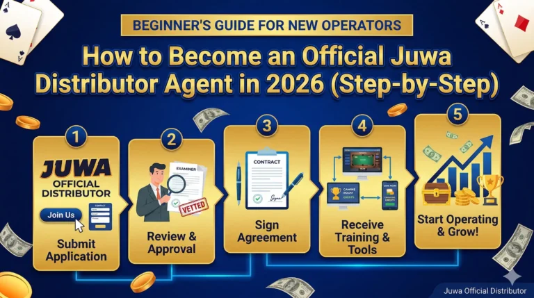 how to become an official juwa distributor